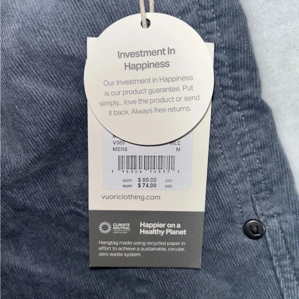 Vuori lightweight athletic